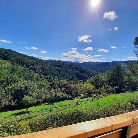 Chalet 14 Pers Avec Vue Panoramique Et Piscine Chauffee Genolhac Экстерьер фото